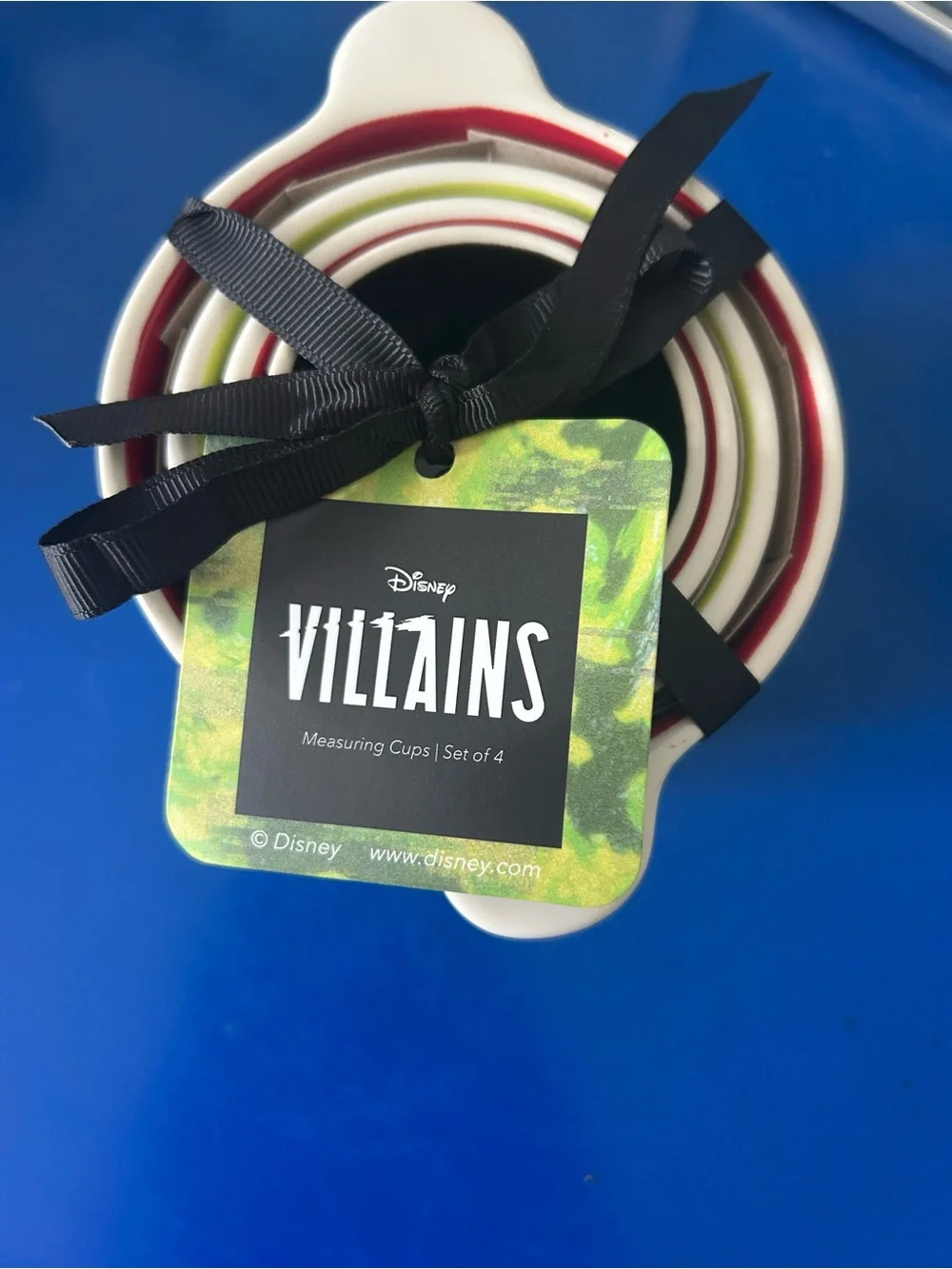Rae Dunn Disney Villains Evil Queen Maleficent Queen of Hearts Measuring Cups